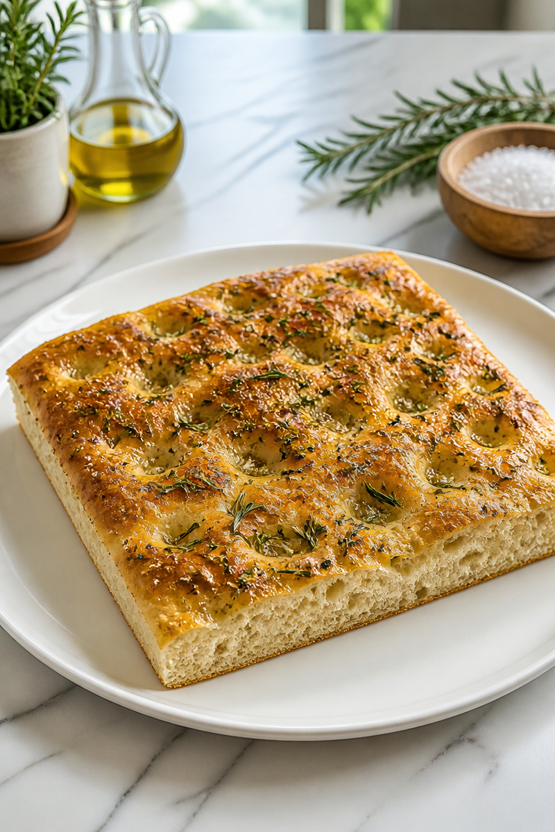 Fluffy Italian Herb And Olive Oil Foccacia Bread Recipe Fluffy Italian Herb And Olive Oil Foccacia Bread Recipe
