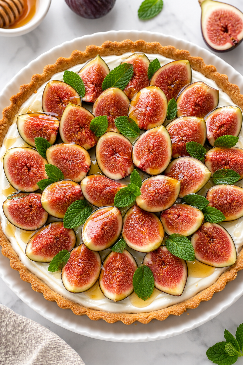 Fresh Fig and Honey Tart