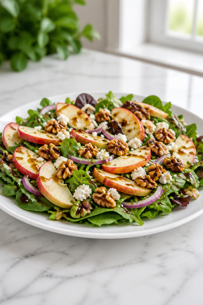 Fresh Honey Crisp Apple And Walnut Salad Fresh Honey Crisp Apple And Walnut Salad