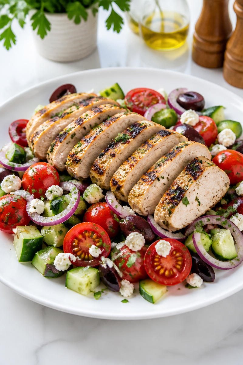 Fresh Mediterranean Grilled Chicken Summer Dinner Idea Fresh Mediterranean Grilled Chicken Summer Dinner Idea