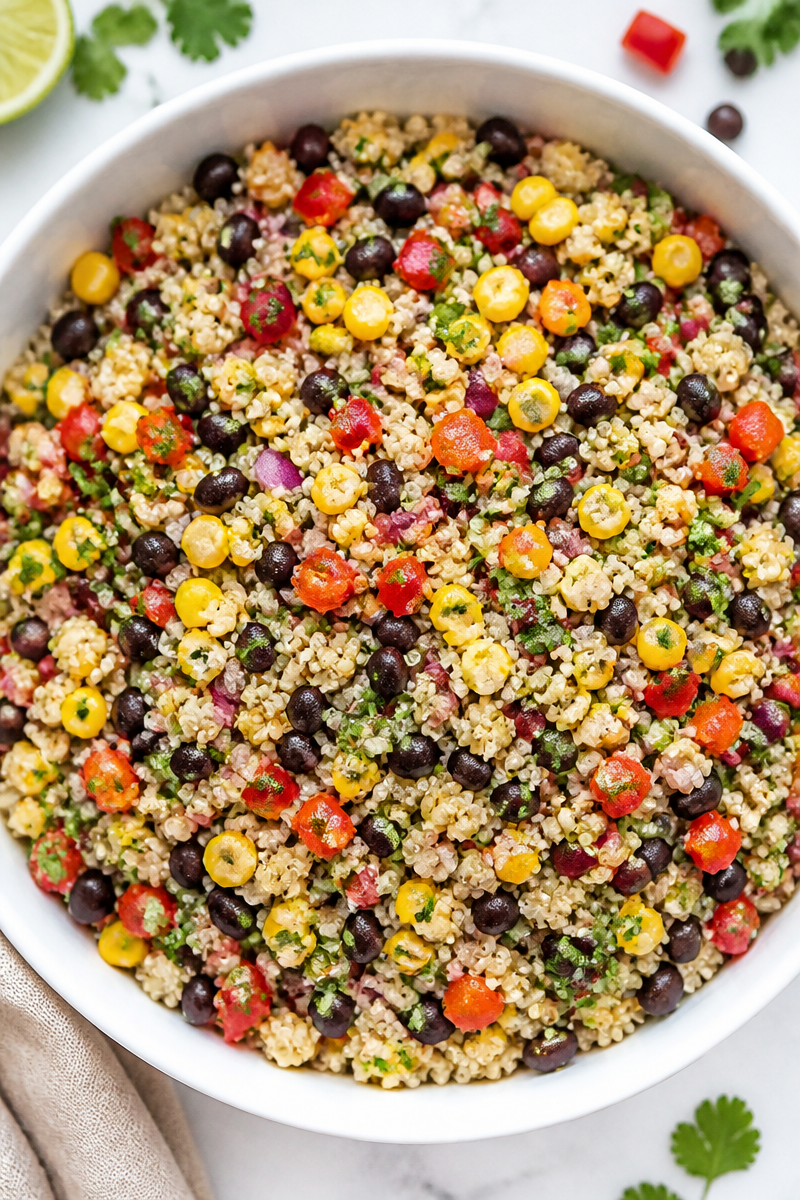 Fresh Quinoa Black Bean Salad
