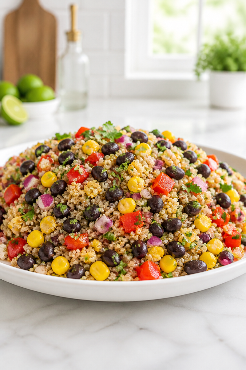 Fresh Quinoa Black Bean Salad