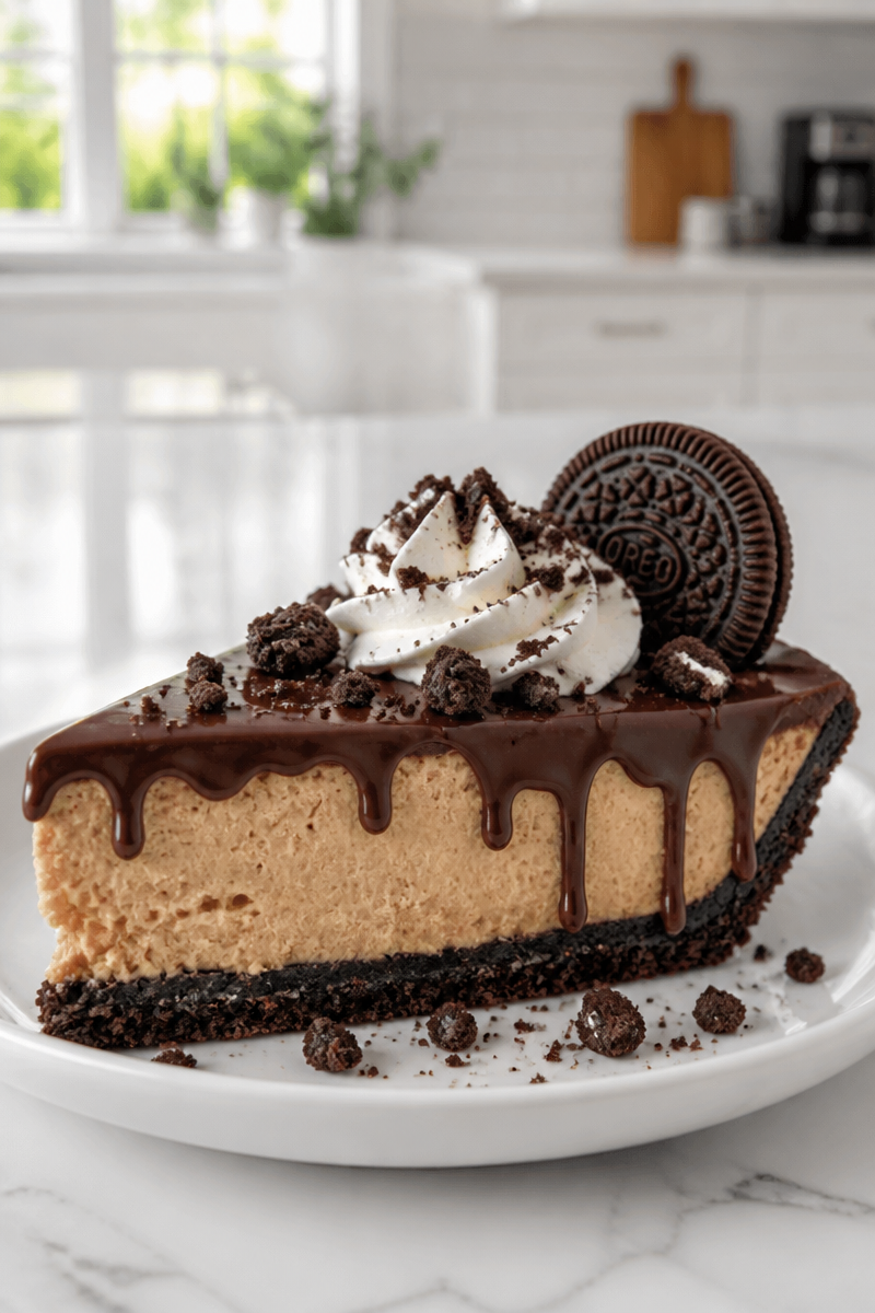 Frozen Oreo Crust Chocolate Peanut Butter Pie Frozen Oreo Crust Chocolate Peanut Butter Pie