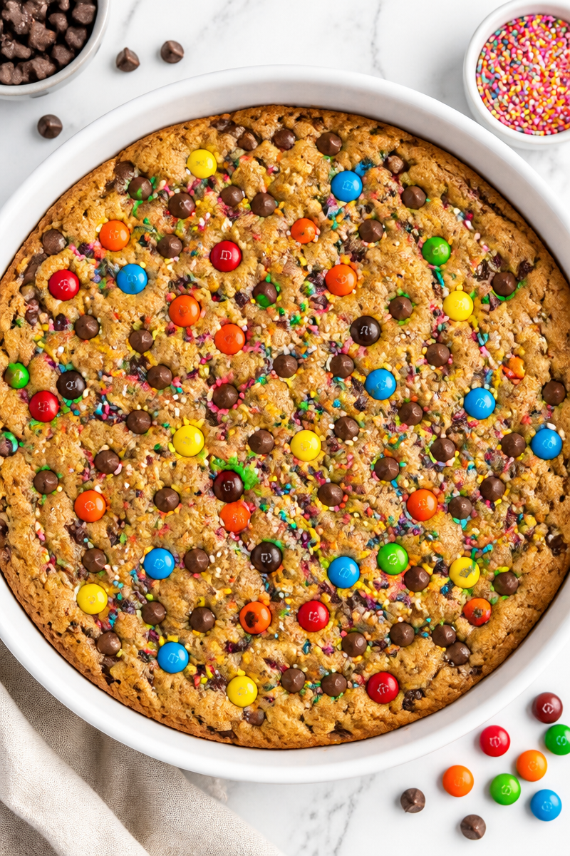 Giant Candy Coated Party Celebration Cookie Cake