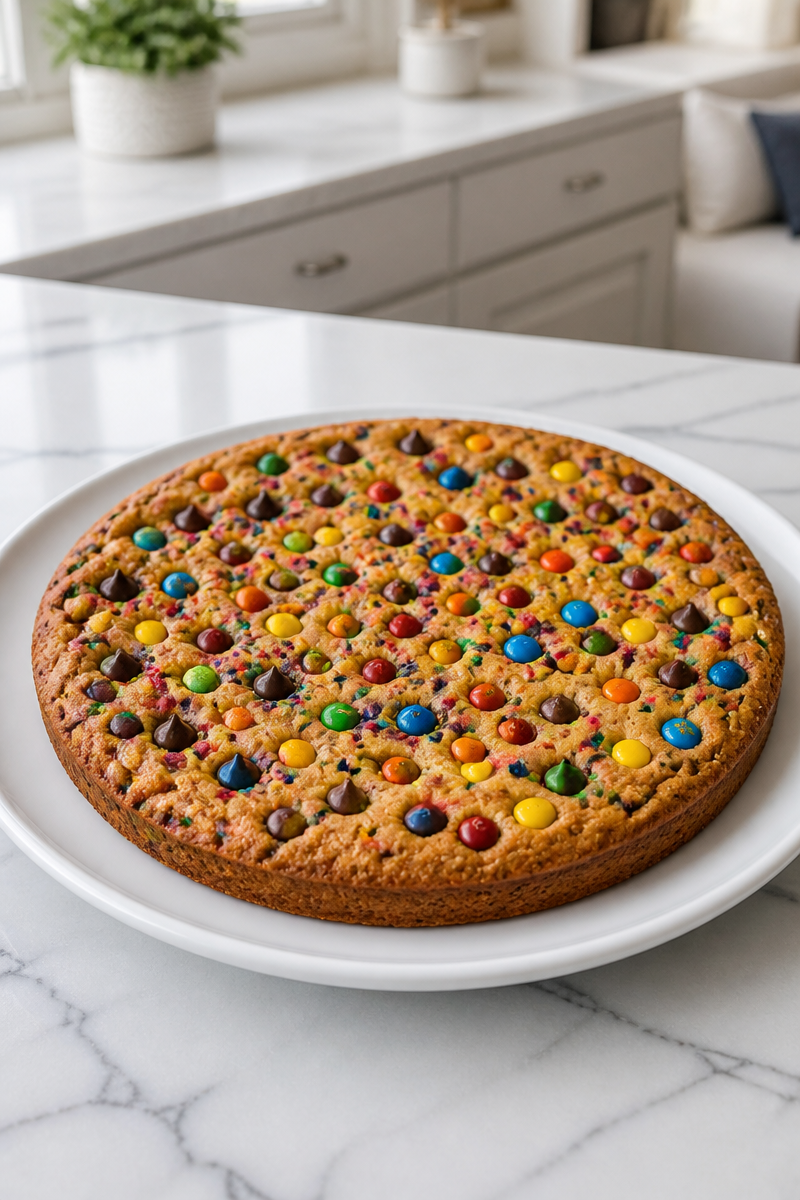 Giant Candy Coated Party Celebration Cookie Cake