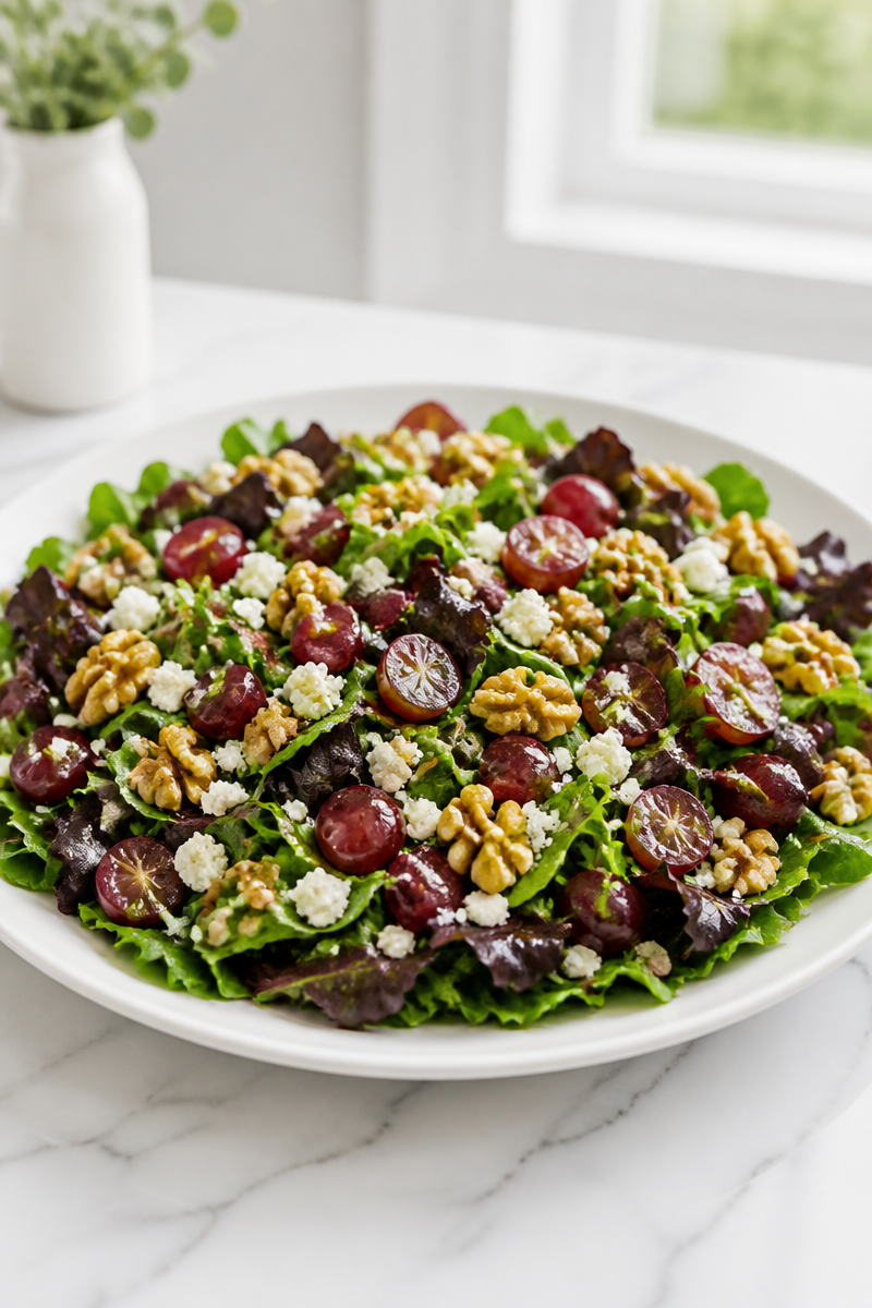 Grape And Walnut Salad