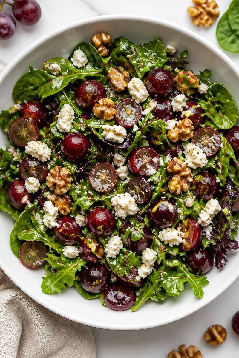 Grape And Walnut Salad
