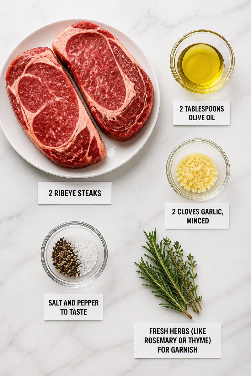 Grilled Ribeye Steak Recipe