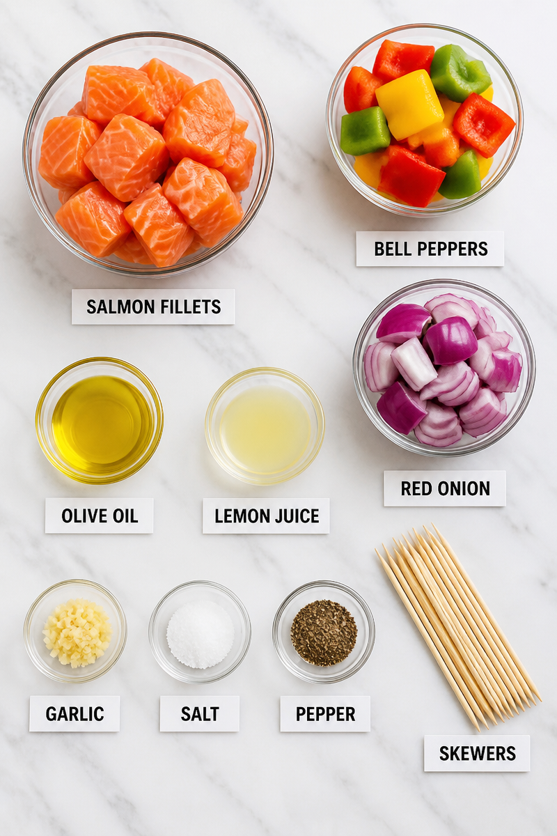 Grilled Salmon Kabob Recipe