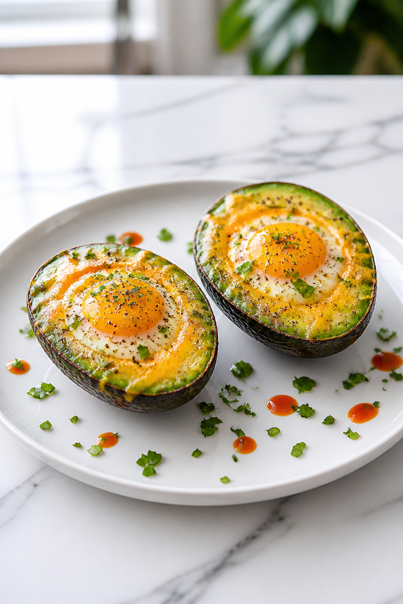 Healthy Baked Egg And Cheese Avocado Recipe Healthy Baked Egg And Cheese Avocado Recipe