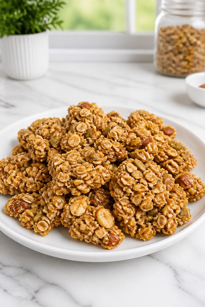 Healthy Homemade Peanut Butter Crunch Cereal