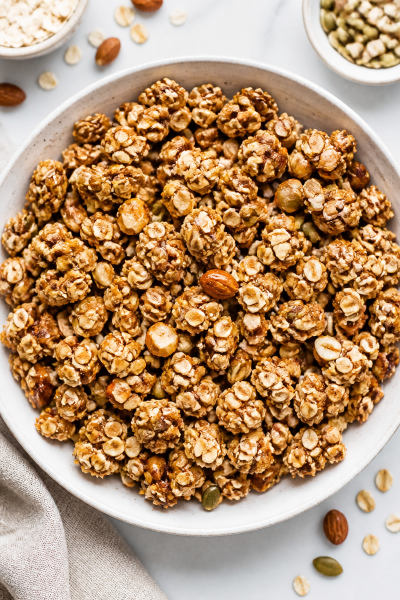 Healthy Homemade Peanut Butter Crunch Cereal