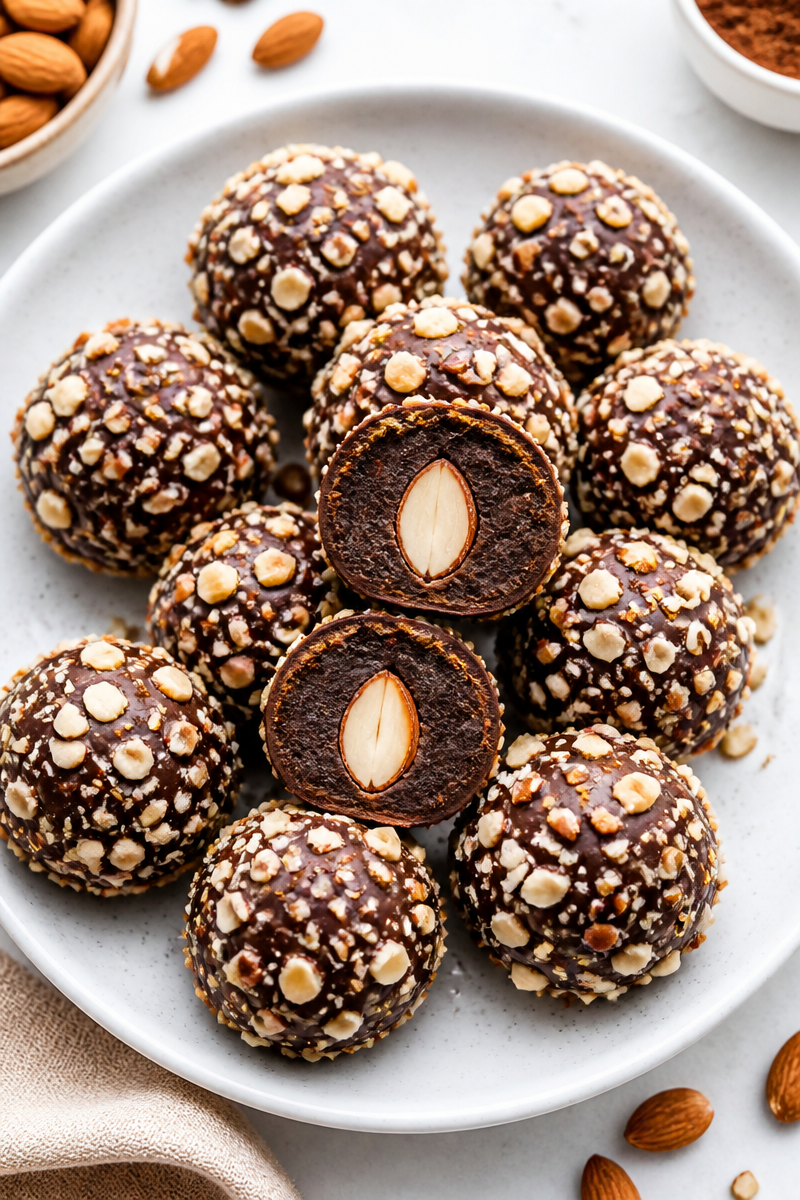 Healthy Keto Friendly Almond Ferrero Rocher Healthy Keto Friendly Almond Ferrero Rocher