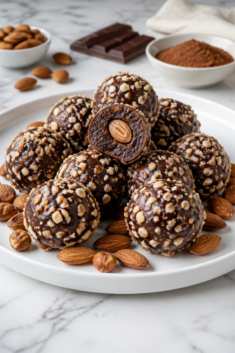Healthy Keto Friendly Almond Ferrero Rocher Healthy Keto Friendly Almond Ferrero Rocher