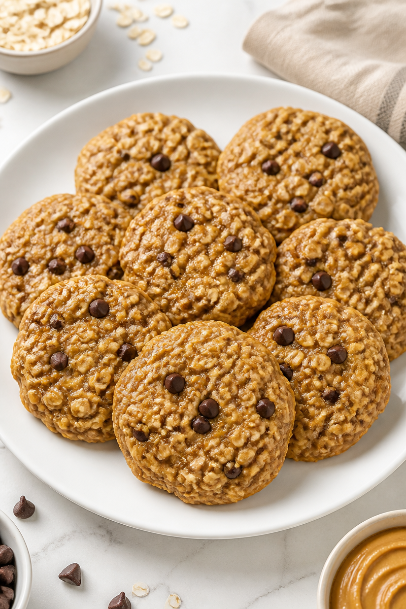 Healthy Peanut Butter Oatmeal Cookie Recipe