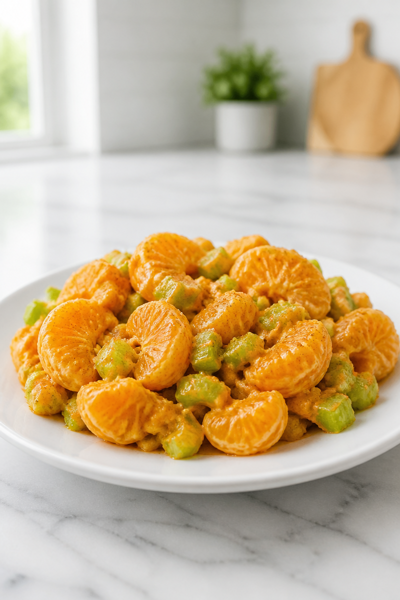 Healthy Tangerine And Celery Pumpkin Snack Healthy Tangerine And Celery Pumpkin Snack