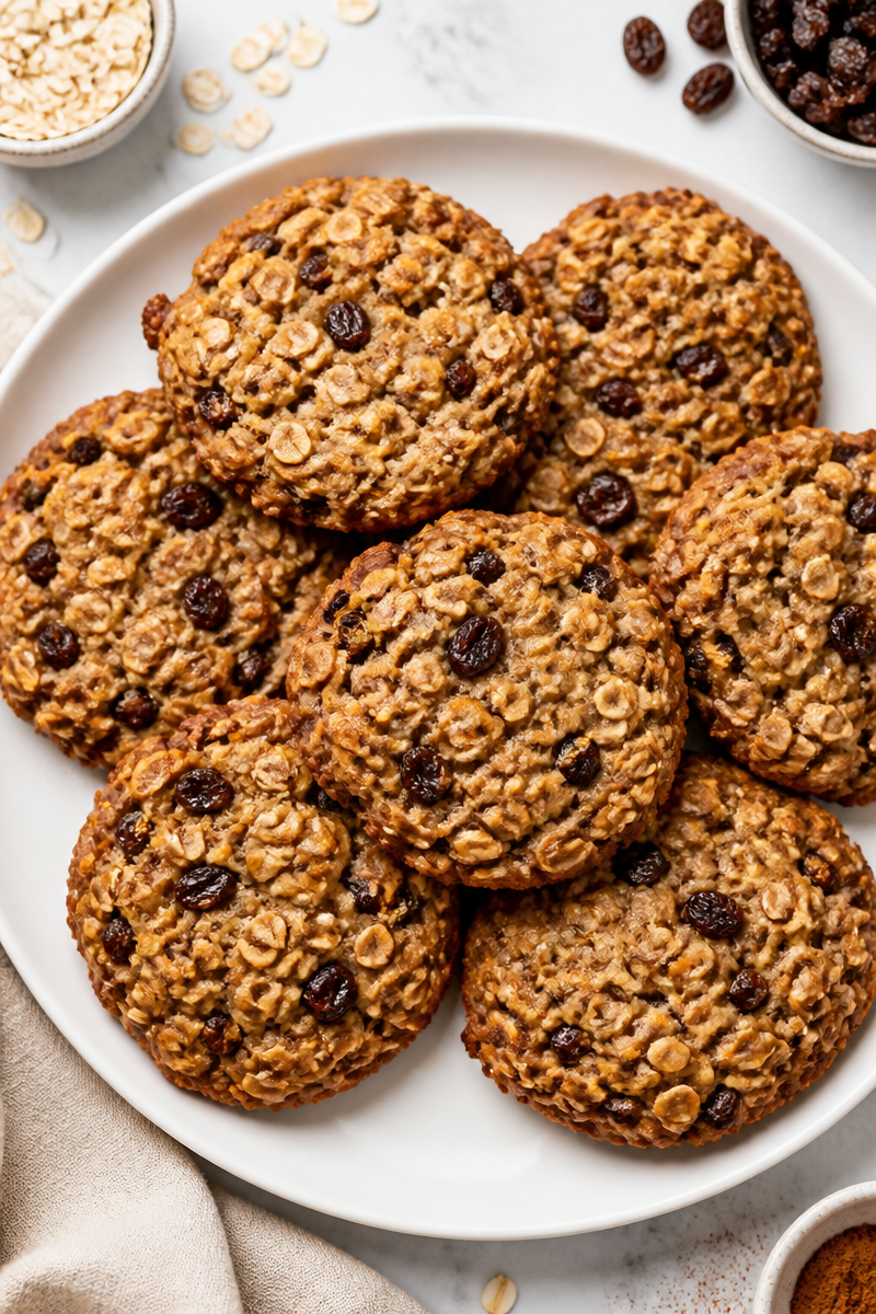 Healthy Vegan Apple Sauce Oatmeal Raisin Cookie Healthy Vegan Apple Sauce Oatmeal Raisin Cookie