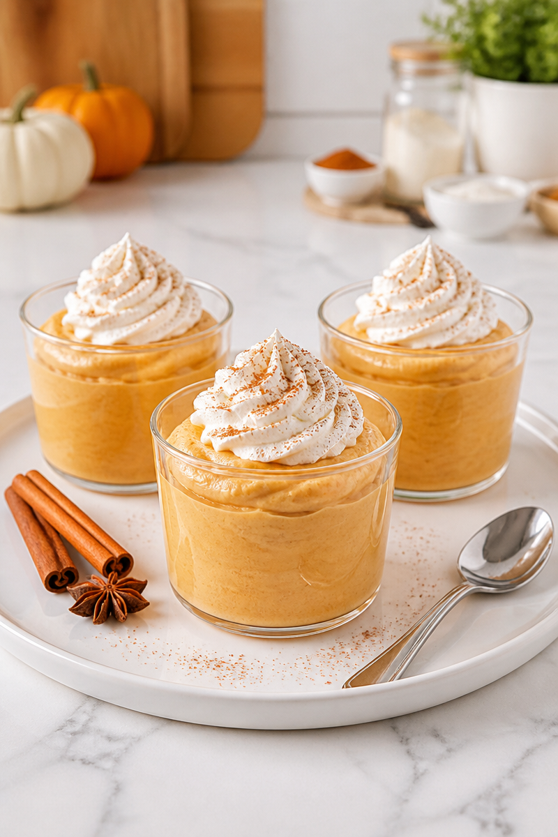 High Protein Pumpkin Spice Mousse Healthy Dessert Recipe High Protein Pumpkin Spice Mousse Healthy Dessert Recipe