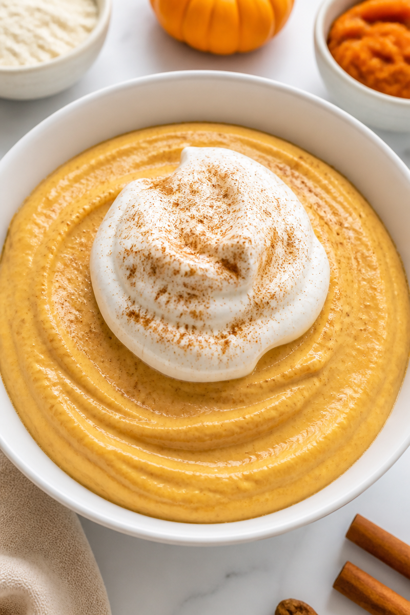 High Protein Pumpkin Spice Mousse Healthy Dessert Recipe High Protein Pumpkin Spice Mousse Healthy Dessert Recipe