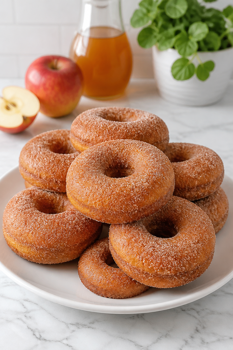 Homemade Baked Apple Cider Donut Homemade Baked Apple Cider Donut