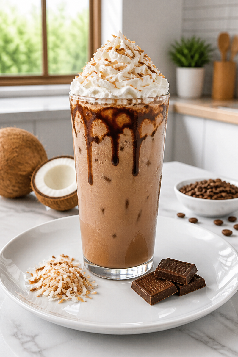 Iced Coconut Mocha Coffee Recipe Iced Coconut Mocha Coffee Recipe