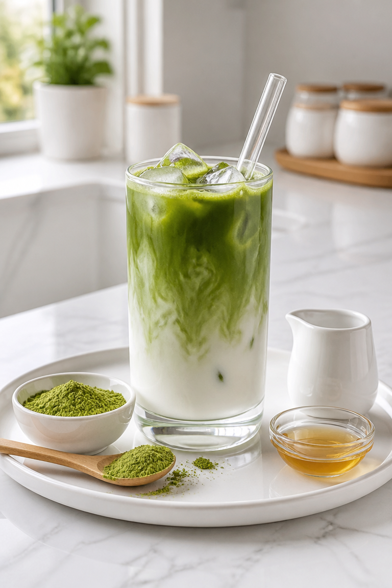 Iced Matcha Latte Recipe Iced Matcha Latte Recipe