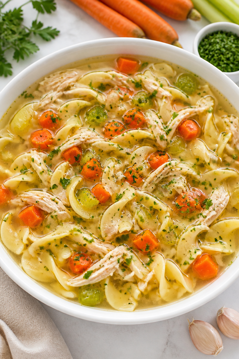 Instant Pot Chicken Noodle Soup