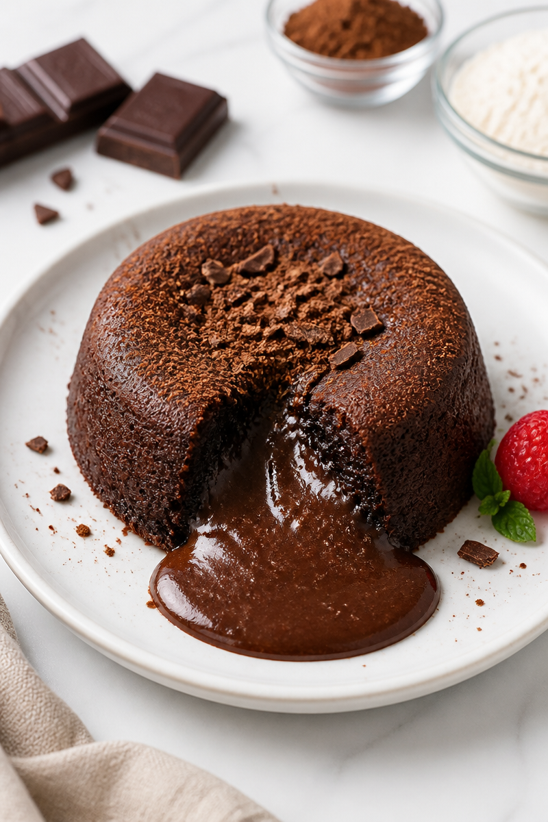 Keto Chocolate Lava Cake Dessert for Low Carb Diets Keto Chocolate Lava Cake Dessert for Low Carb Diets