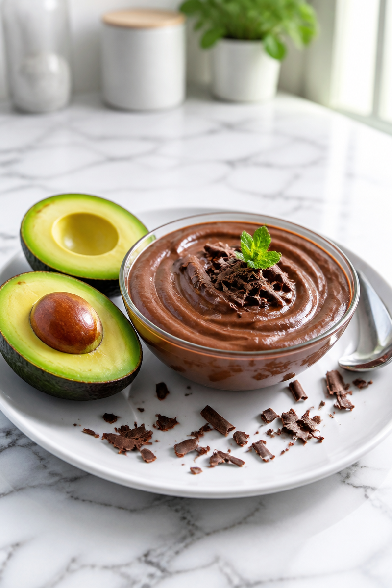 Low Carb Keto Avocado Chocolate Mousse Low Carb Keto Avocado Chocolate Mousse