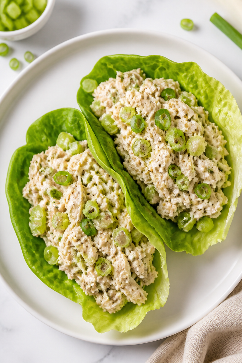 Low Carb Keto Chicken Salad Wrap Lunch Low Carb Keto Chicken Salad Wrap Lunch