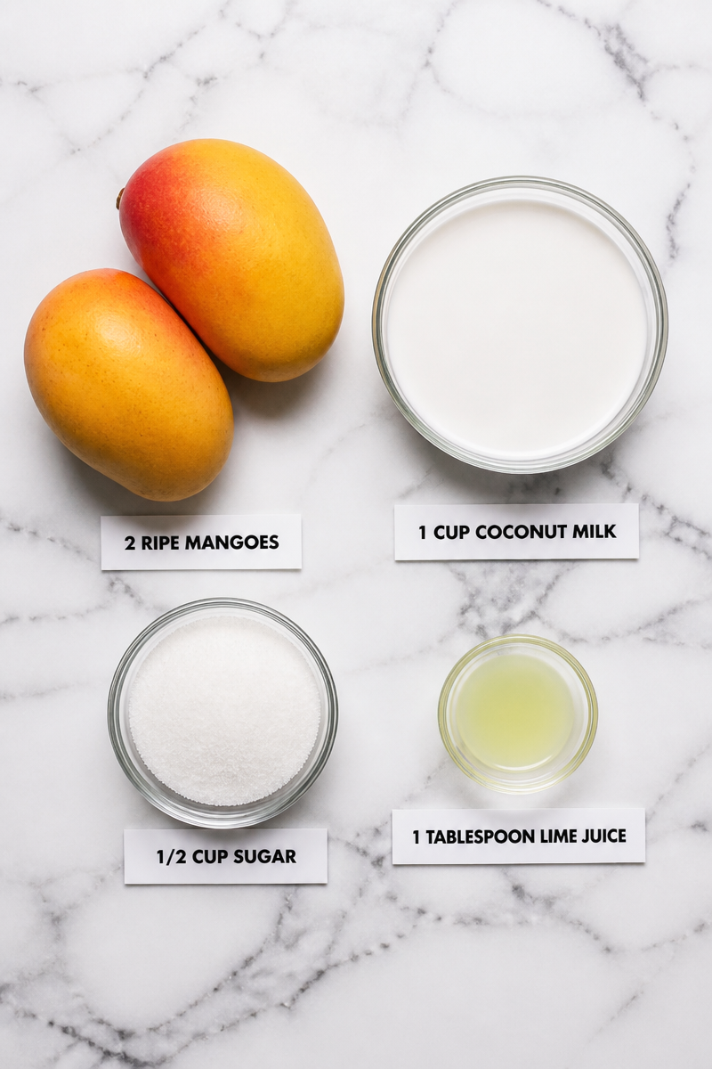 Mango Popsicle Recipe