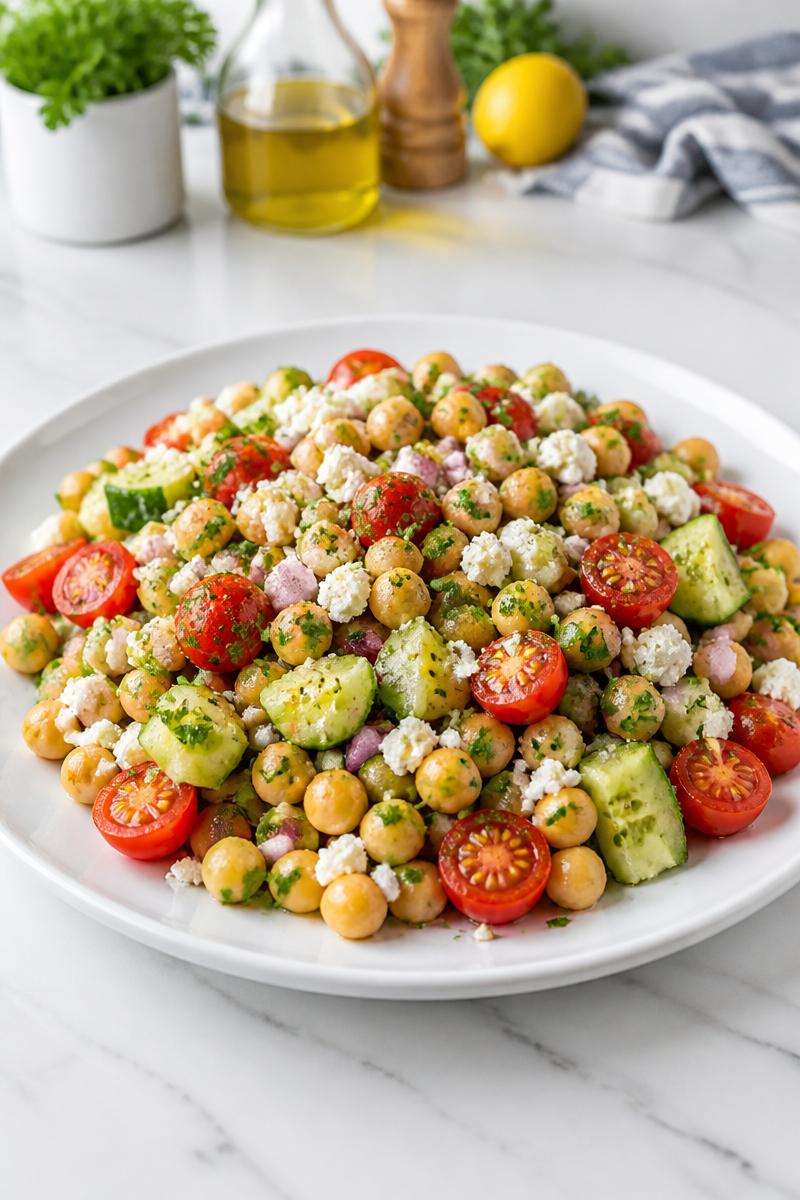 Mediterranean Chickpea Salad Mediterranean Chickpea Salad