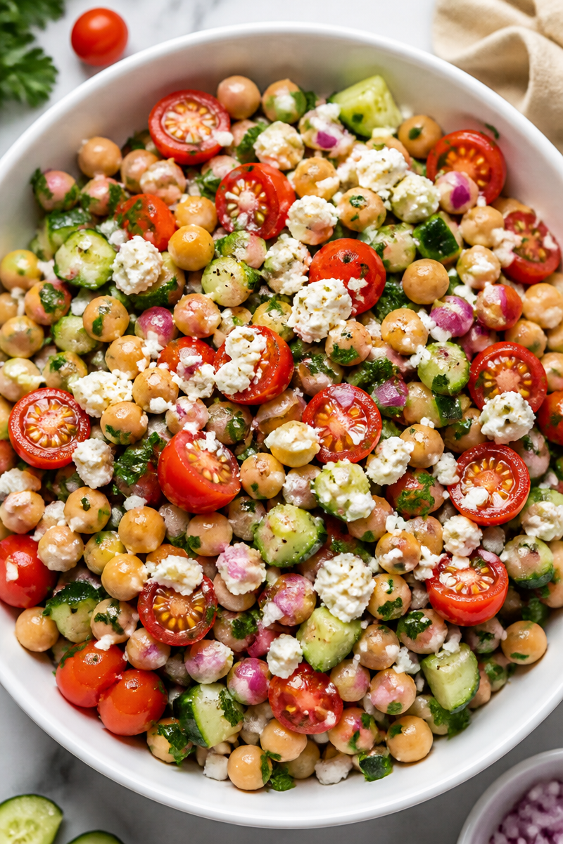 Mediterranean Chickpea Salad Mediterranean Chickpea Salad