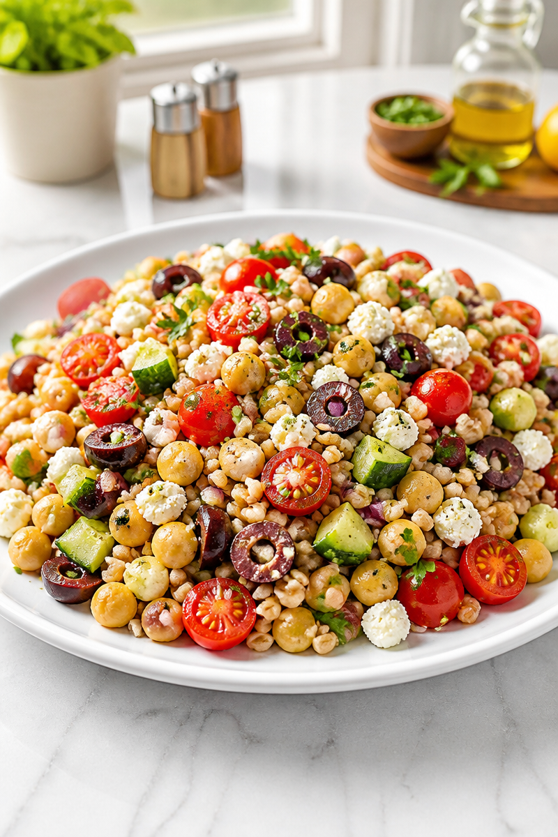 Mediterranean Farro Grain Bowl Mediterranean Farro Grain Bowl