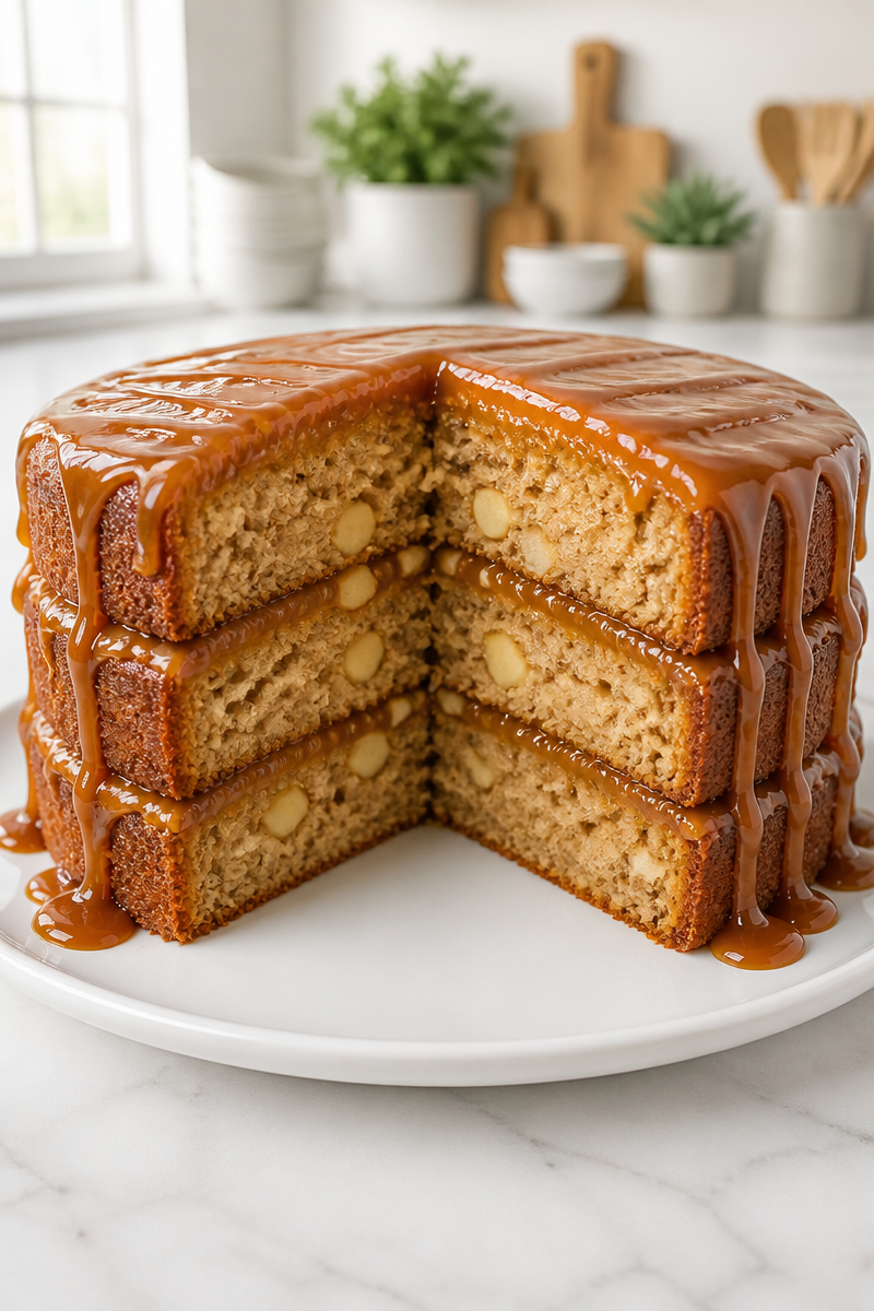 Moist Caramel Apple Spice Layer Cake Moist Caramel Apple Spice Layer Cake