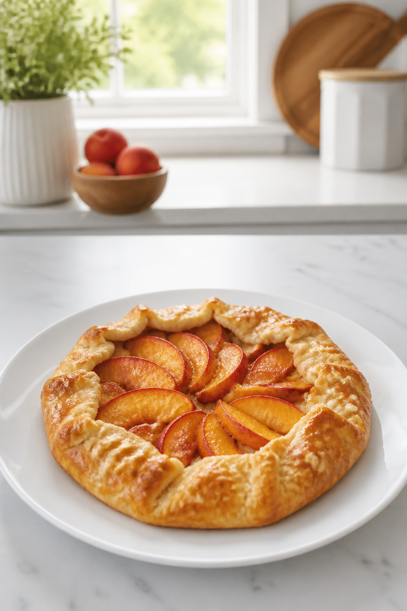 Nectarine Galette Recipe Nectarine Galette Recipe