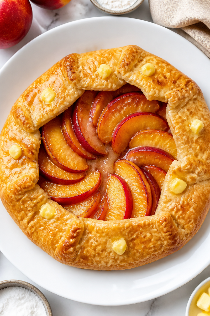 Nectarine Galette Recipe Nectarine Galette Recipe