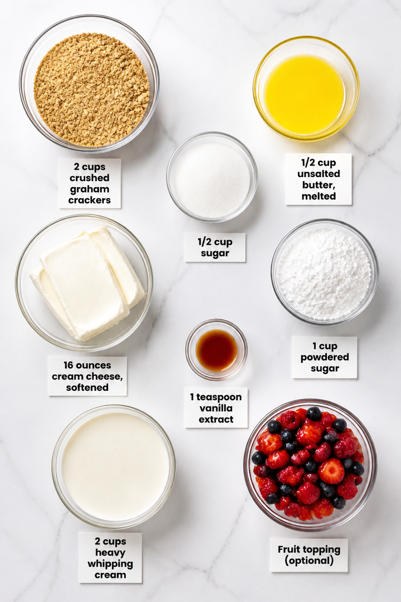 No Bake Cheesecake Recipe No Bake Cheesecake Recipe