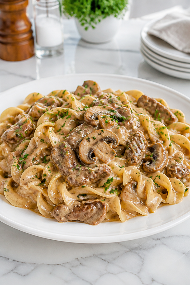 One Pot Beef Stroganoff Recipe One Pot Beef Stroganoff Recipe