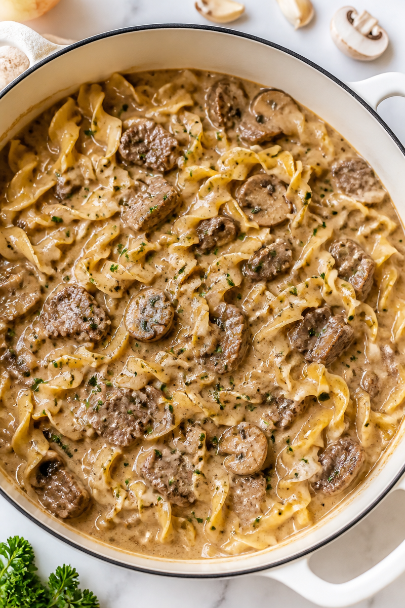 One Pot Beef Stroganoff Recipe One Pot Beef Stroganoff Recipe