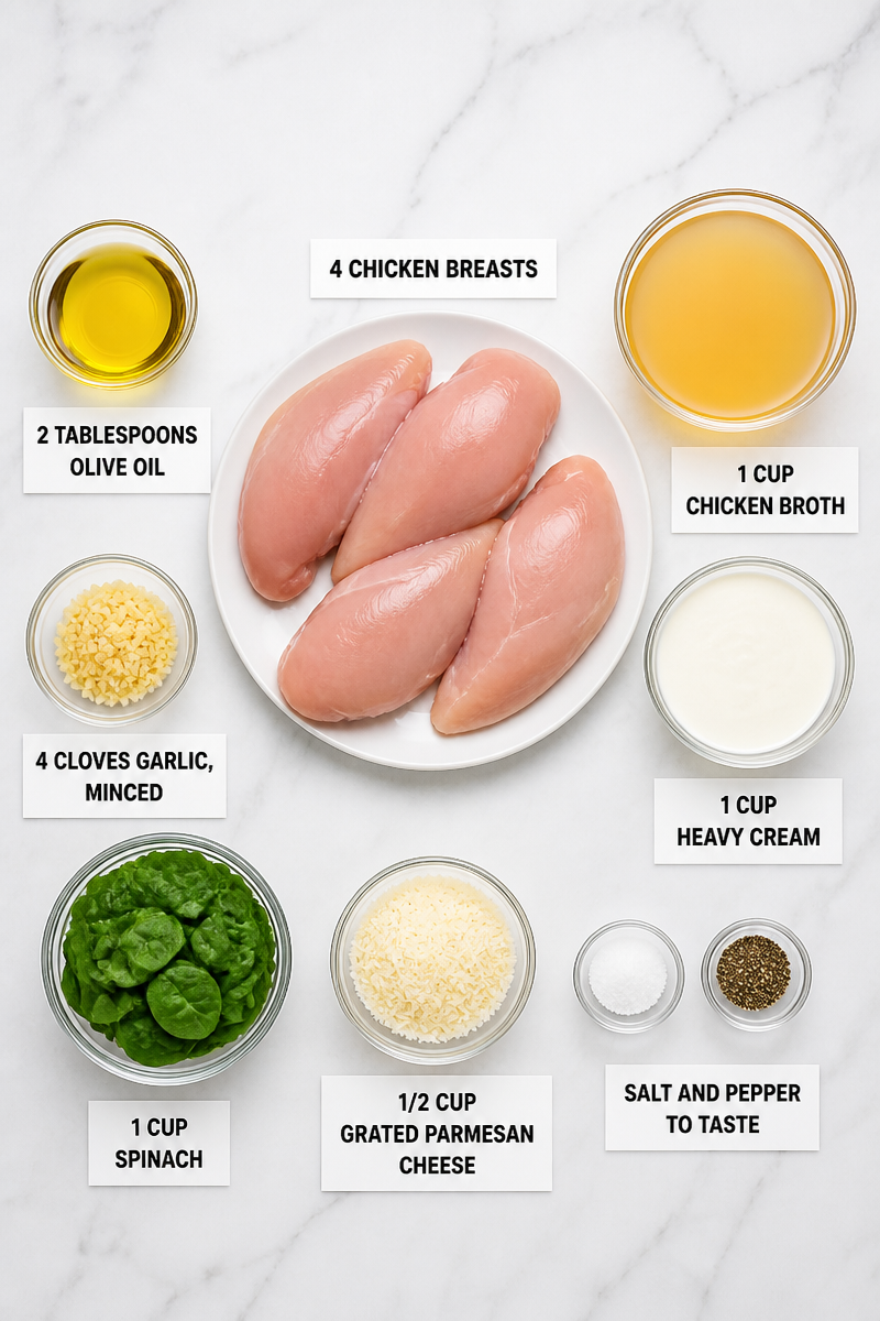 One Pot Creamy Garlic Chicken One Pot Creamy Garlic Chicken