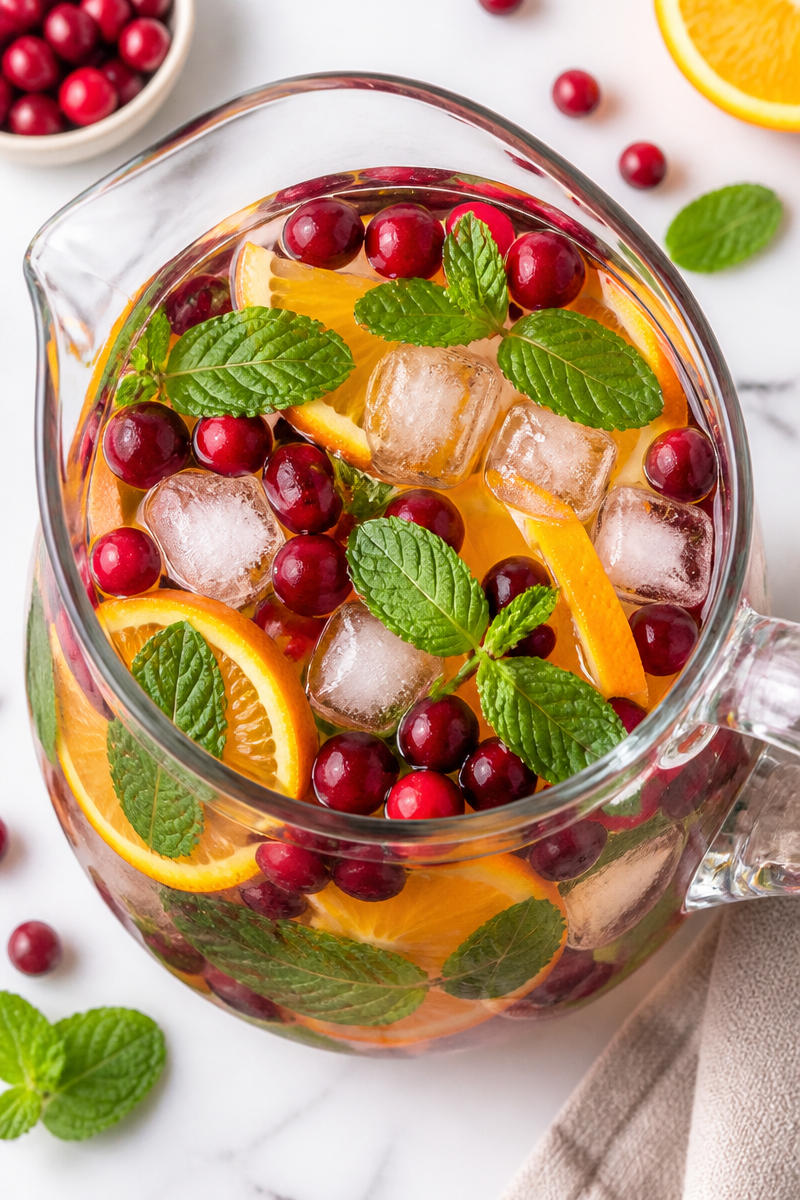 Refreshing Cranberry And Orange Fall Detox Water Refreshing Cranberry And Orange Fall Detox Water