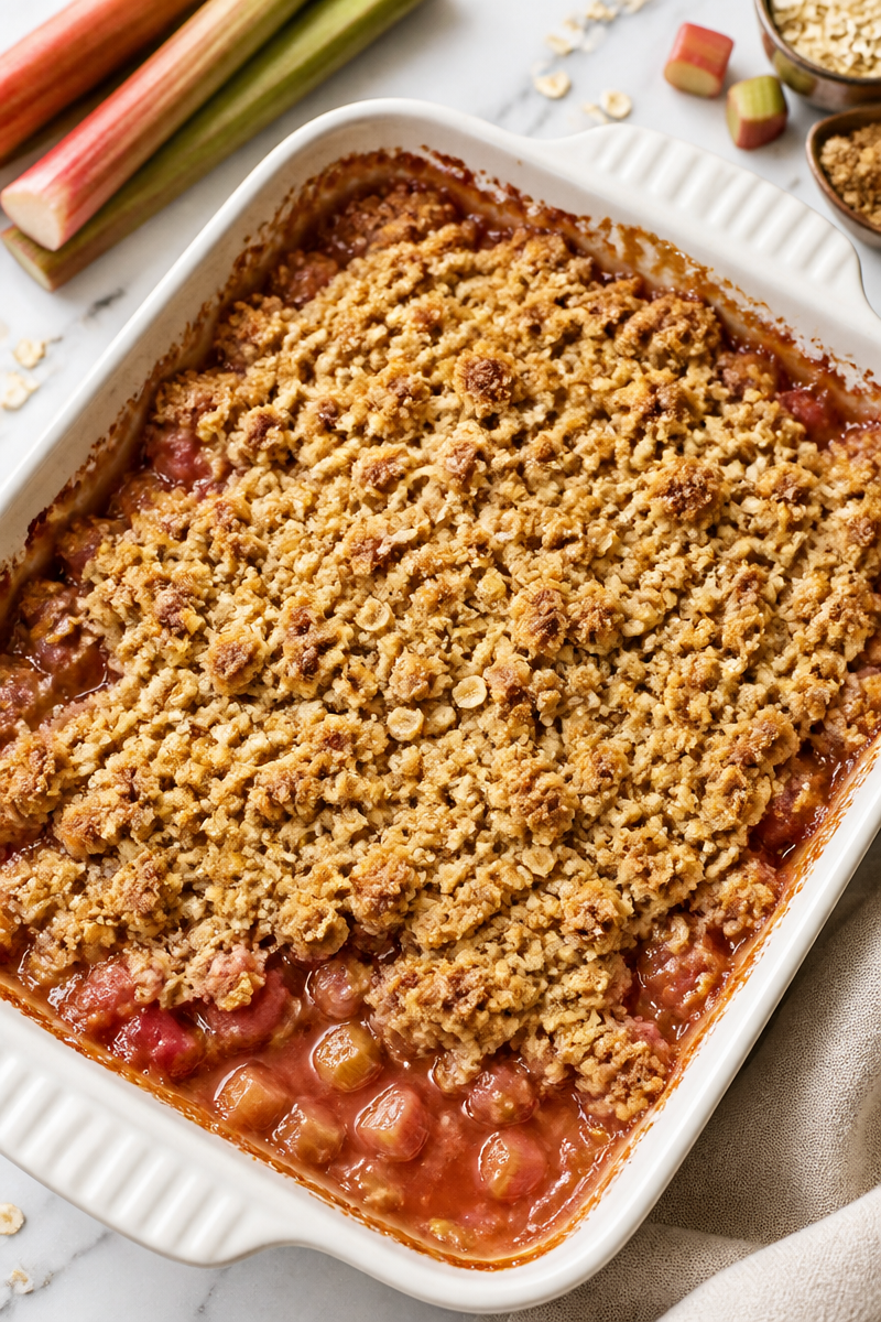 Rhubarb Crumble Recipe