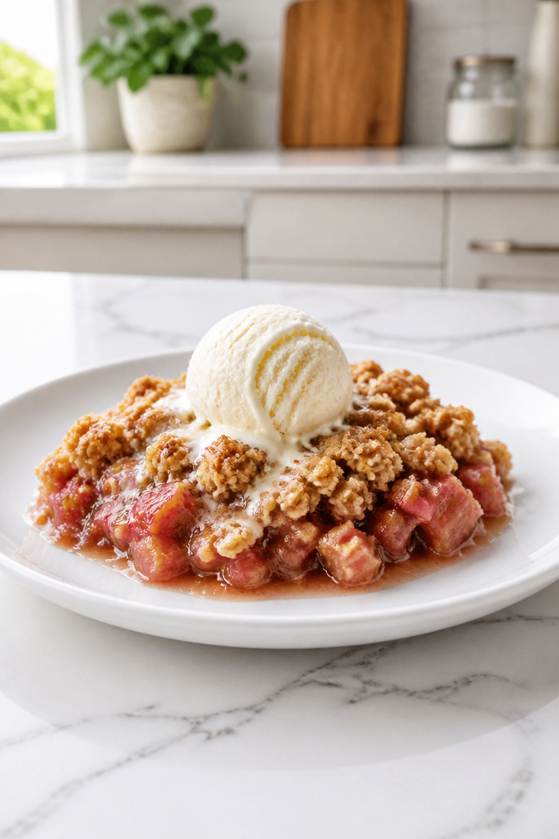 Rhubarb Crumble Recipe