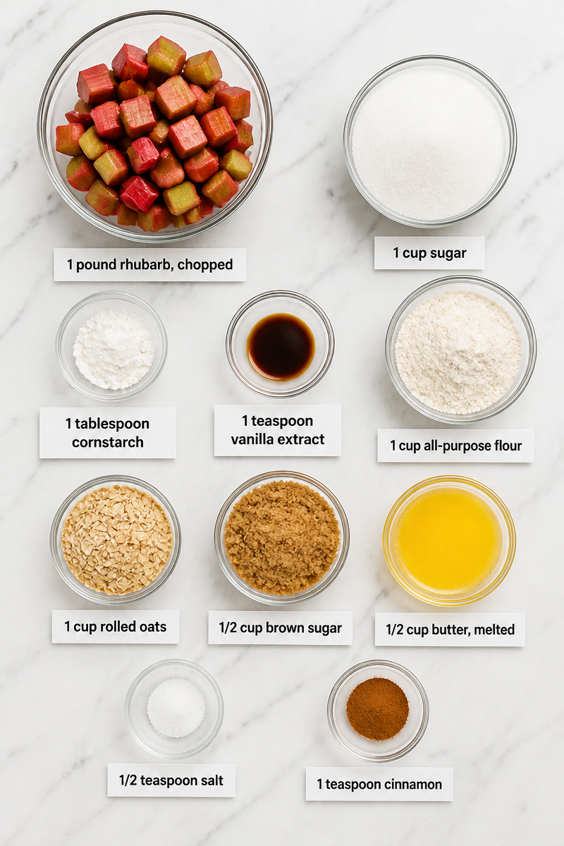 Rhubarb Crumble Recipe