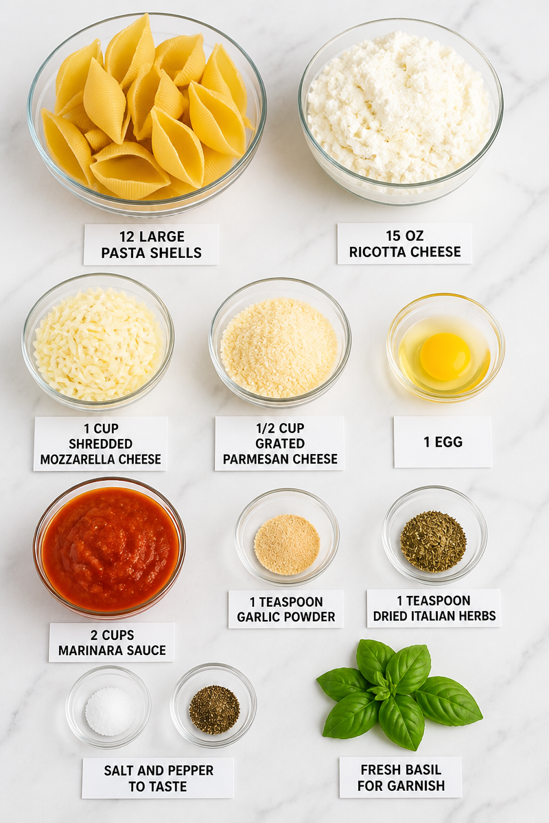 Ricotta Stuffed Shells Recipe Ricotta Stuffed Shells Recipe