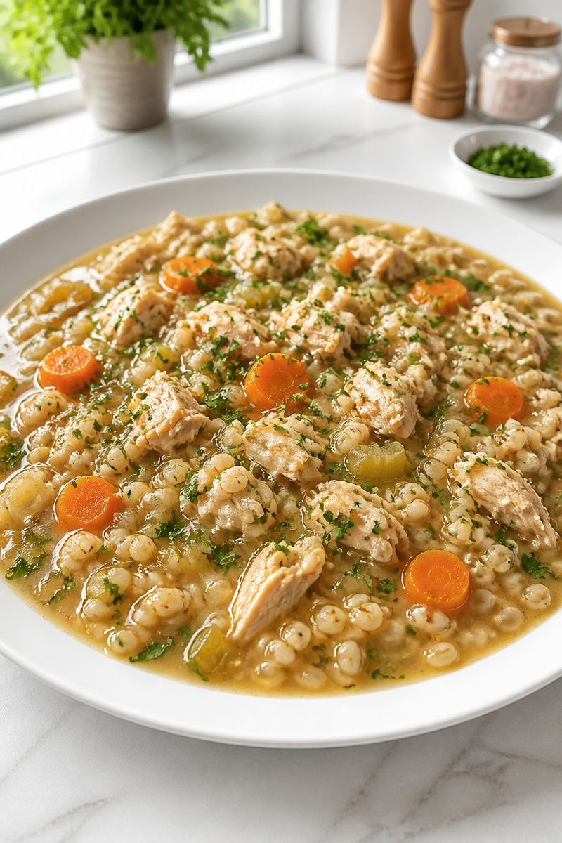 Slow Cooker Chicken and Barley Stew Slow Cooker Chicken and Barley Stew