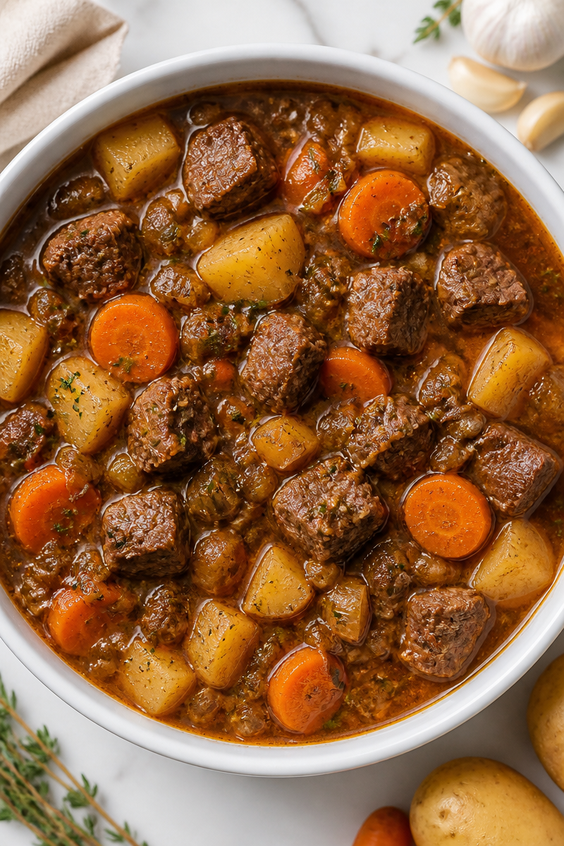 Slow Cooker Hearty Beef Stew