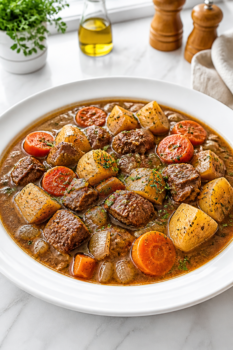 Slow Cooker Hearty Beef Stew