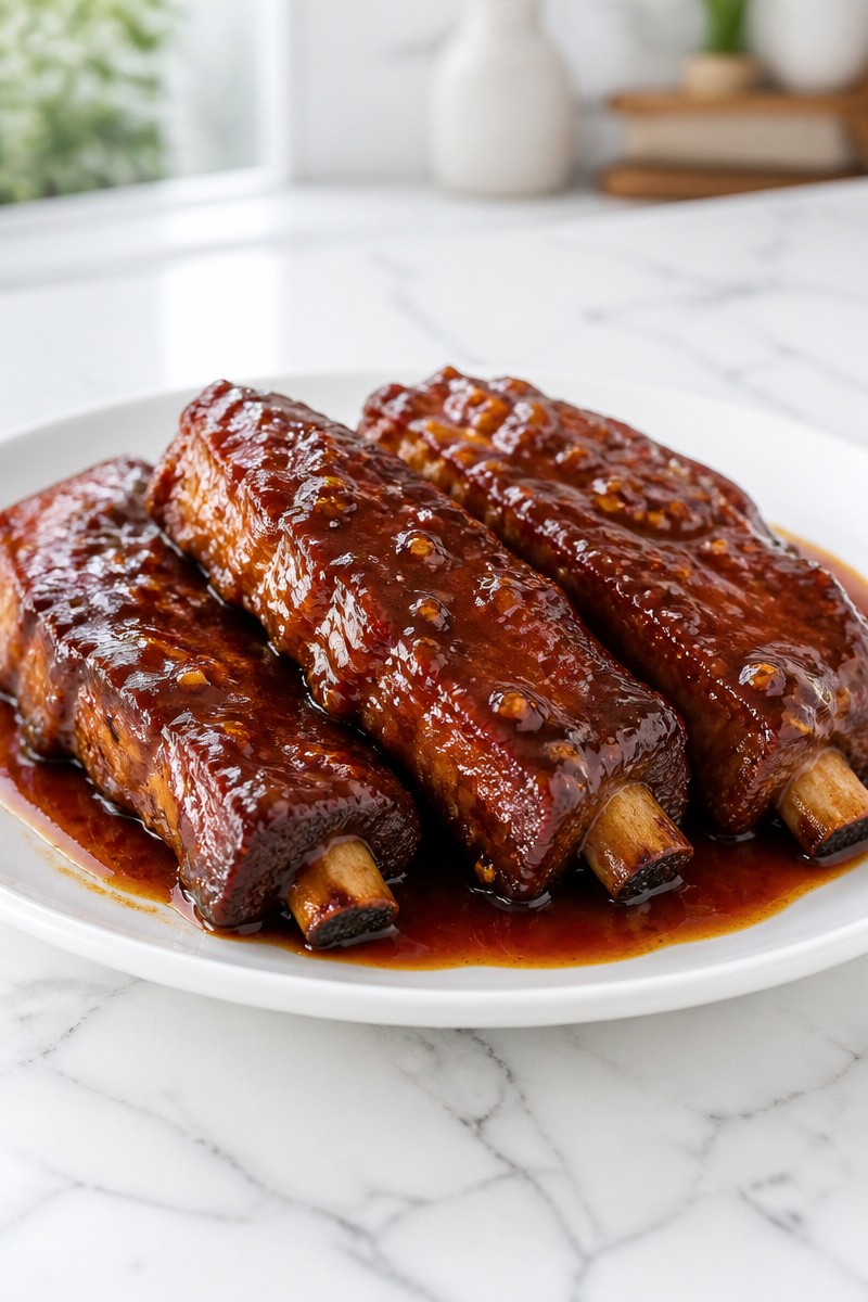 Slow Cooker Honey Garlic Pork Rib Slow Cooker Honey Garlic Pork Rib